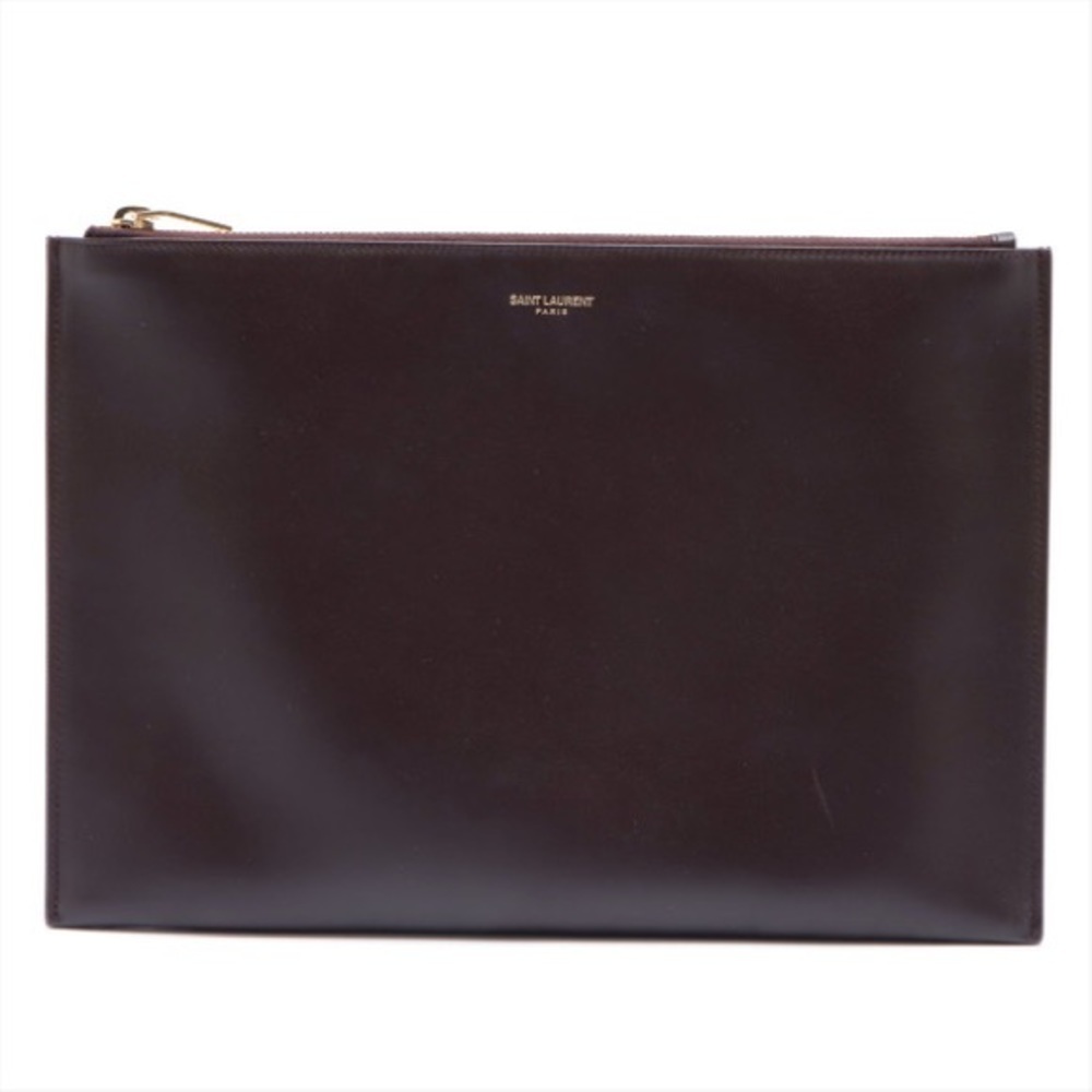 Saint Laurent Paris Leather pouch